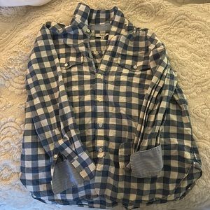 Button up, three quarter shirt